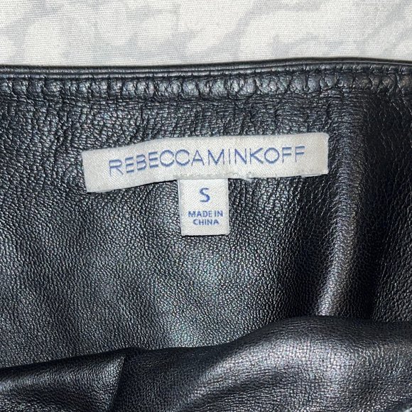 Rebecca Minkoff Leather 'Jack' Skirt with buttons - size small - Picture 7 of 9